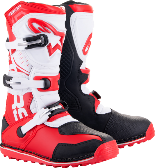 Tech T Boots Bright Red/Black/White Sz 7