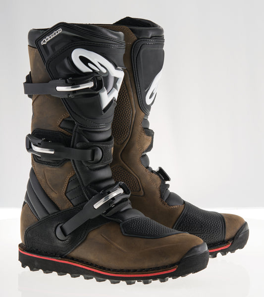 Tech T Boots Brown Oiled Leather Sz 08