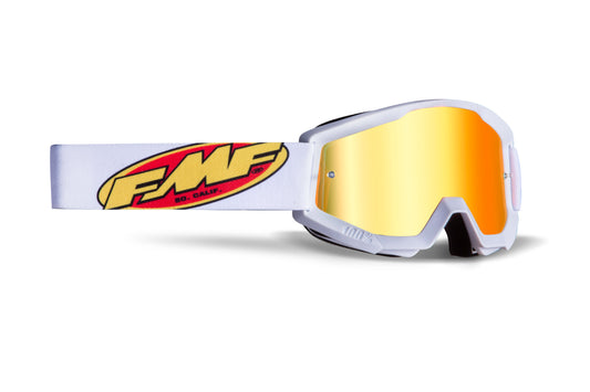 Powercore Goggle Core White Mirror Red Lens