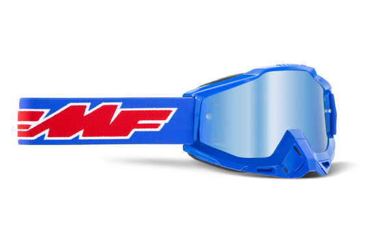 Powerbomb Goggle Rocket Blue Mirror Blue Lens