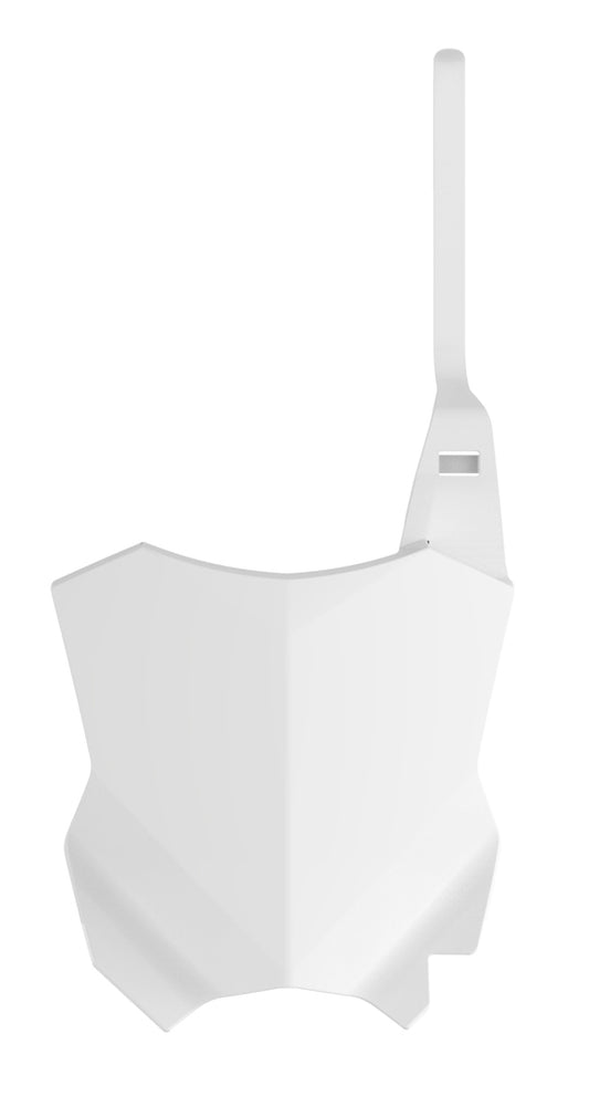 Front Number Plate White