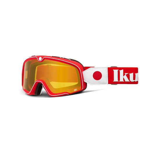 Barstow Goggle Team Ikuzawa Mirror Red Lens