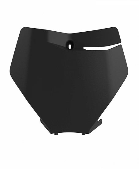 Front Number Plate Black